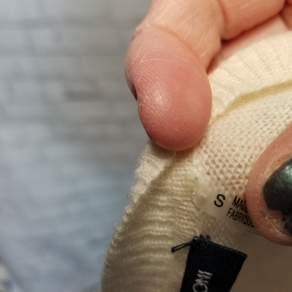 Magaschoni cashmere lace sleeve sweater - Picture 10 of 12